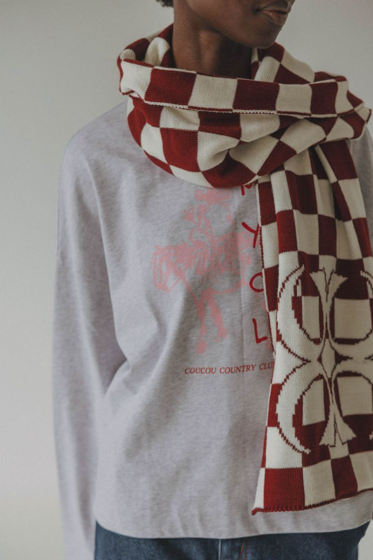 PLAID BORDEAUX