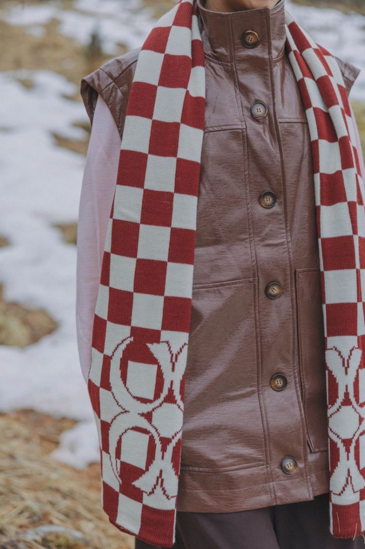 PLAID BORDEAUX
