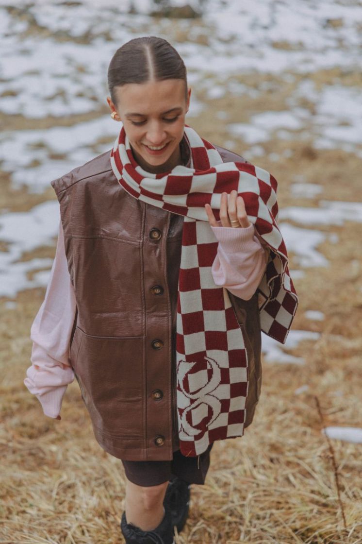 PLAID BORDEAUX
