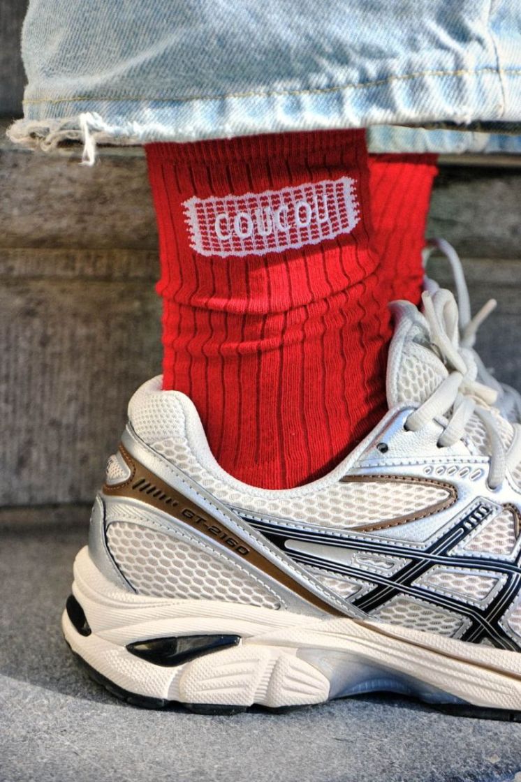 LACE LOGO RED WHITE