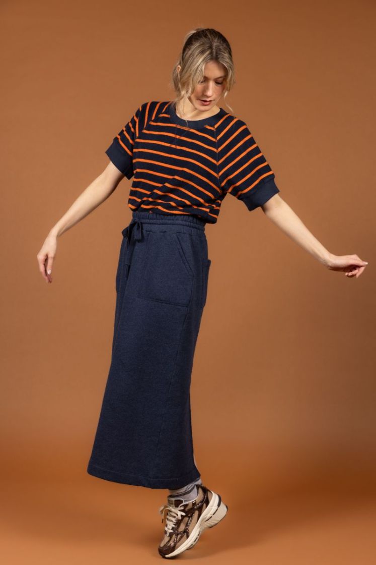 SWEATER NAVY CHINE