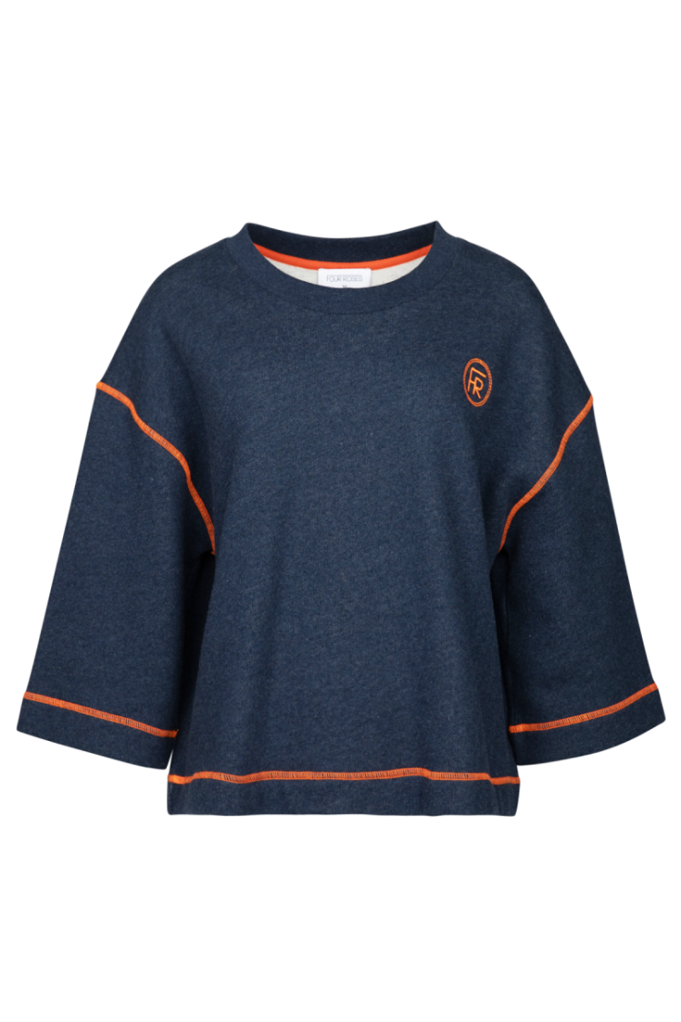 BICOLOR NAVY CHINE