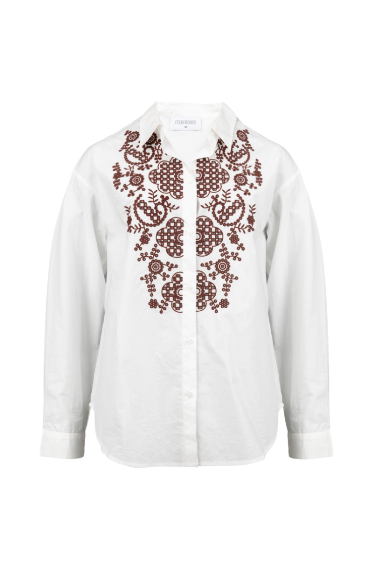 BRODERIE WHITE/FONDANT
