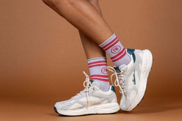 FR SOCKS GREY / RED