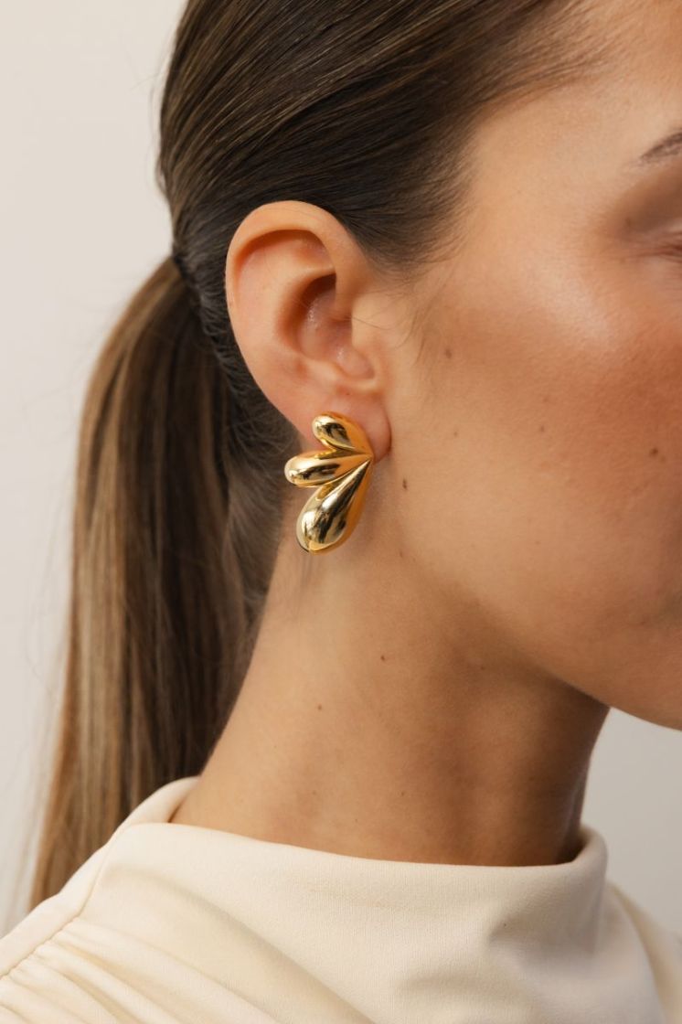 TILDA STATEMENT EARRING GOLD