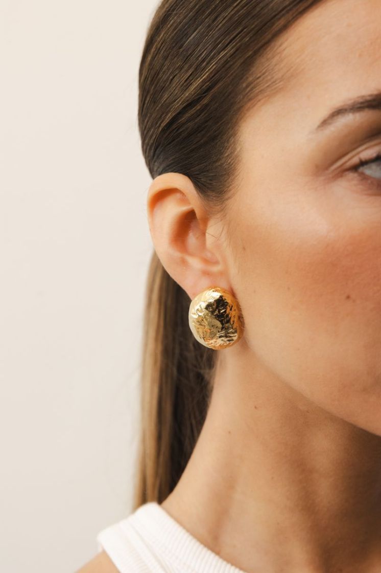 RENATA STATEMENT EARRING GOLD
