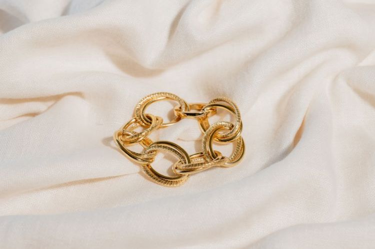 NIKKIE DOUBLE CHAIN BRACELET GOLD