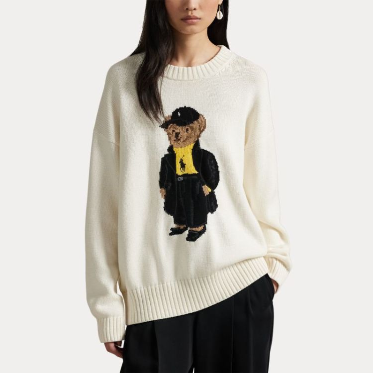 BEAR KNIT PULL IVORY