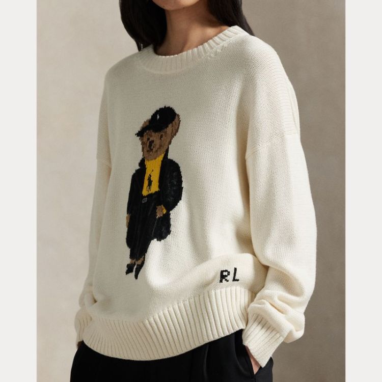 BEAR KNIT PULL IVORY