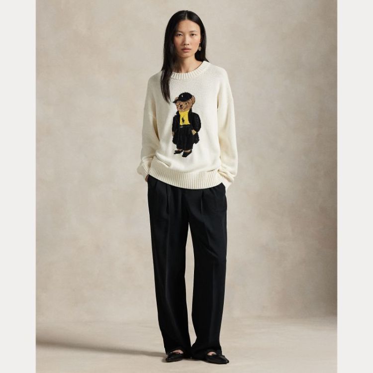 BEAR KNIT PULL IVORY