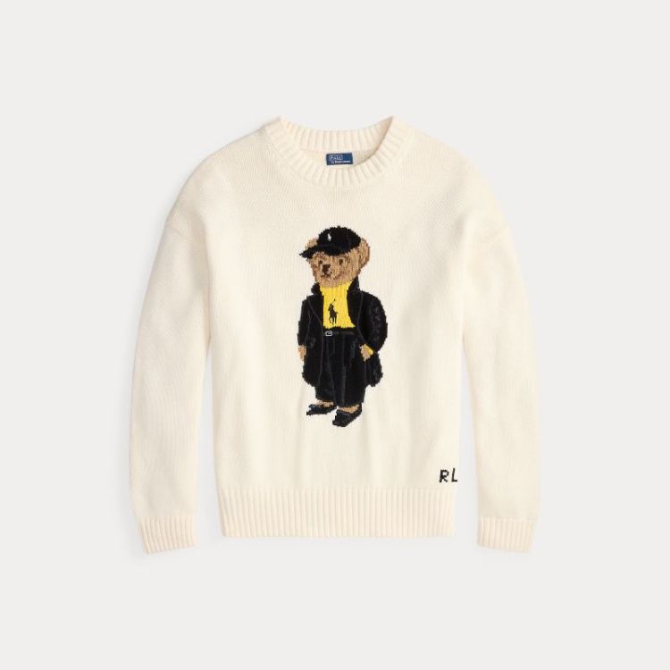 BEAR KNIT PULL IVORY