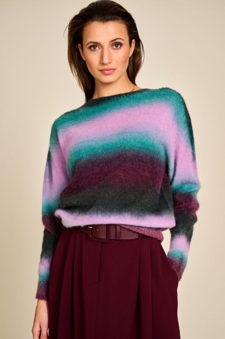 TRICOLOR ALPACA MUD BORDEAUX ST