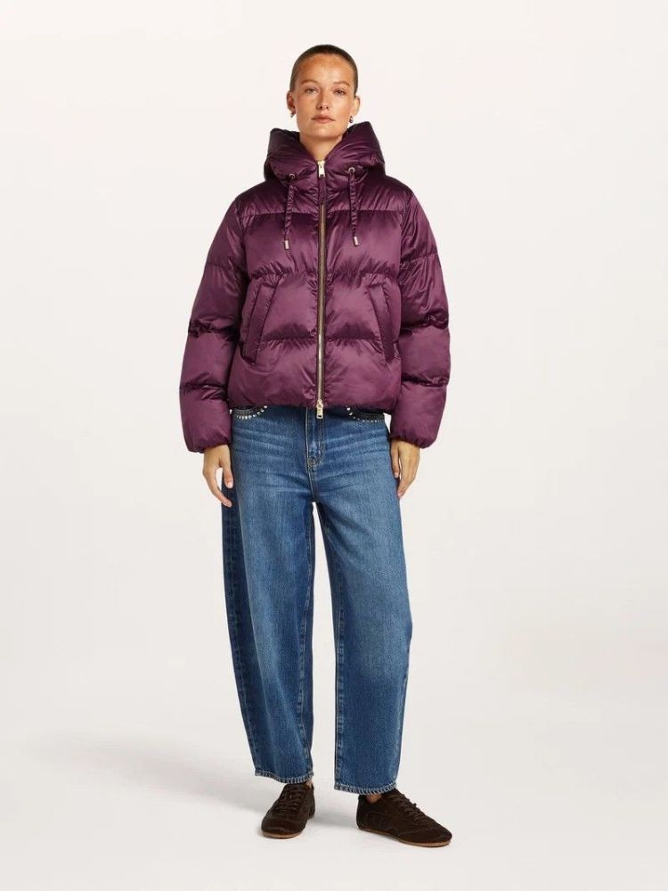 PUFFER JACKET BERRY