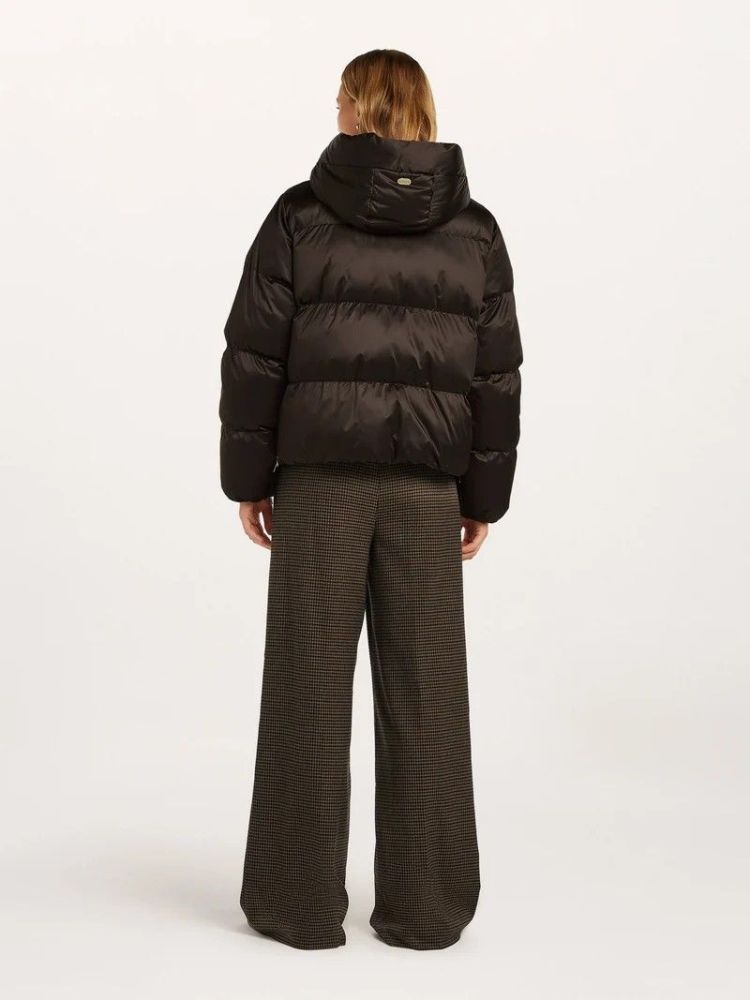 PUFFER JACKET DKBROWN