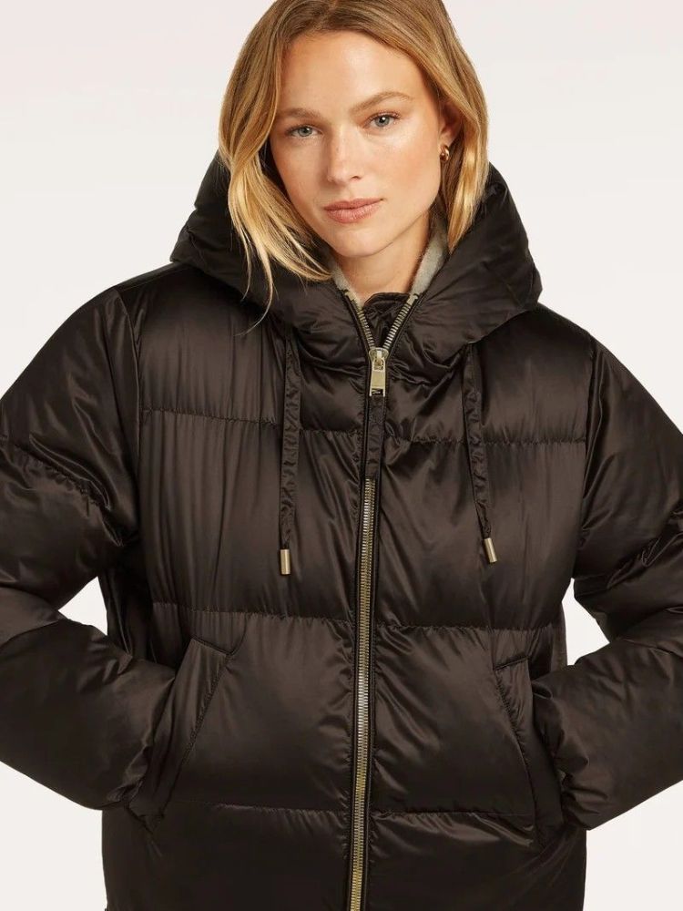 PUFFER JACKET DKBROWN