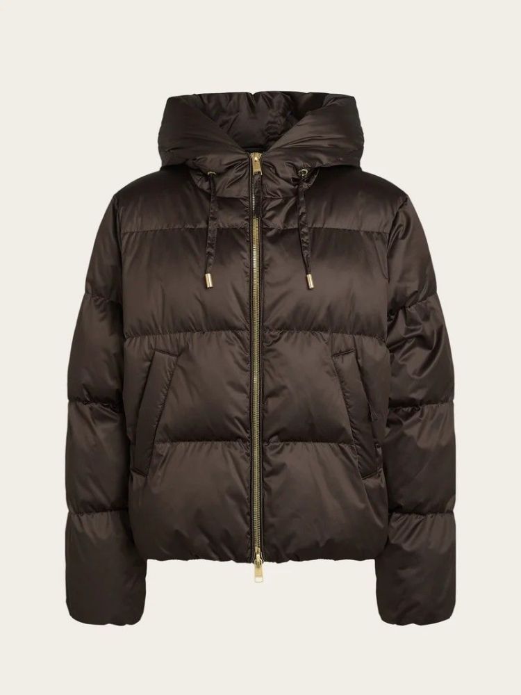 PUFFER JACKET DKBROWN
