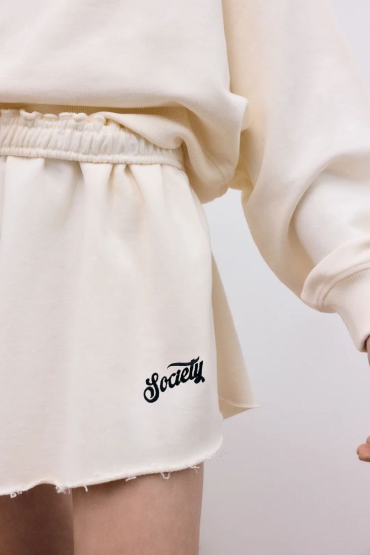 SWEATSHORT ECRU