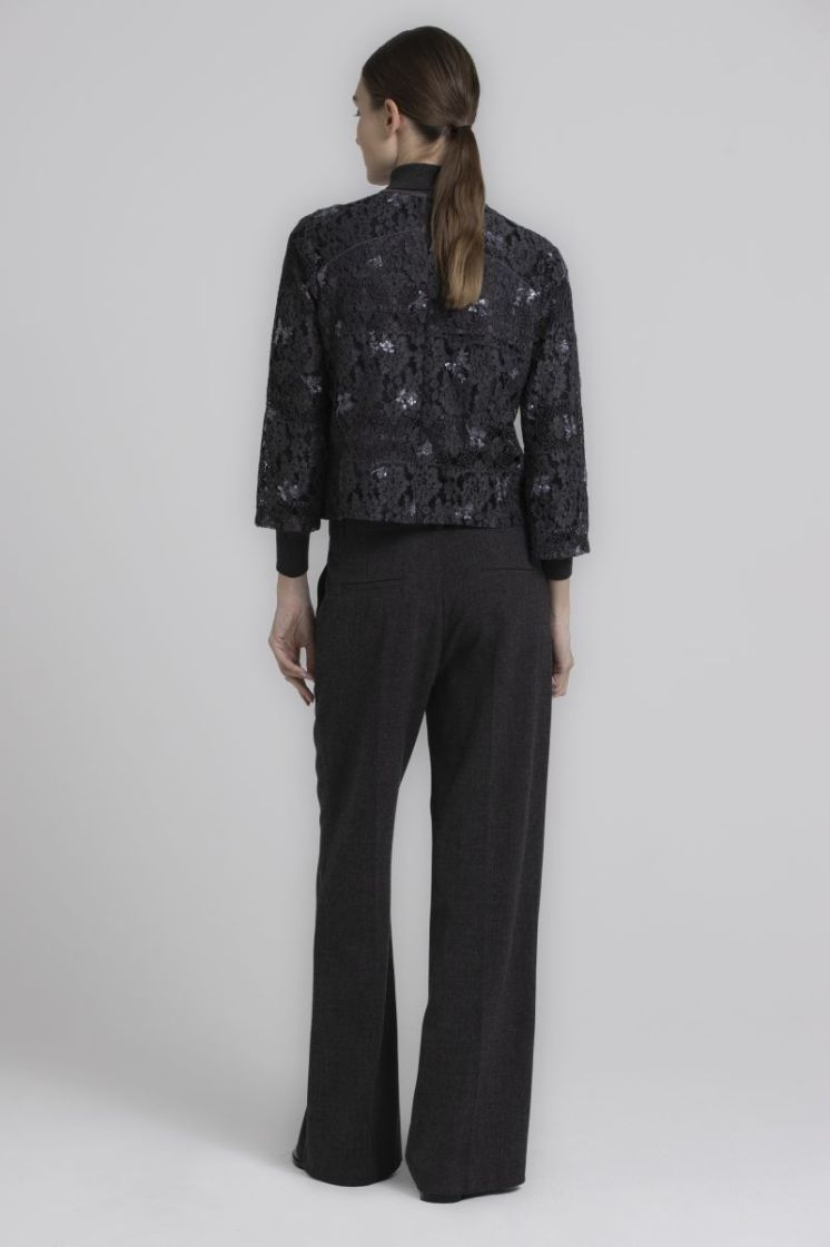 LACE TOP 2764 GRAPHITE