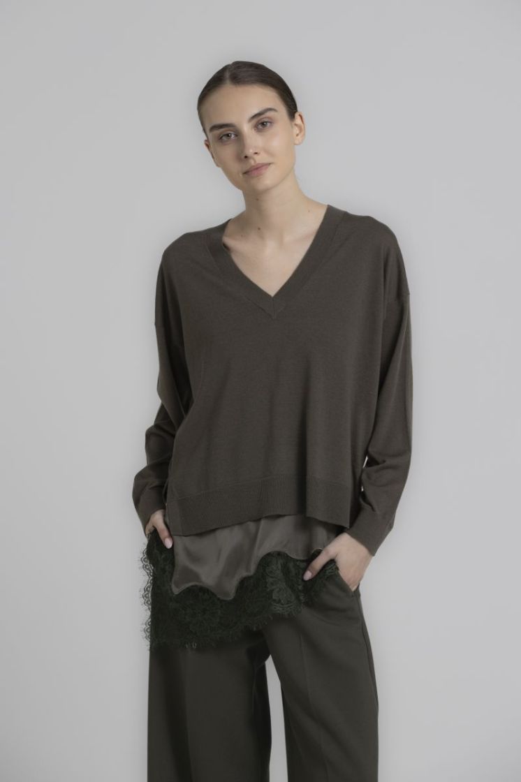 WOOL SILK 2580 KHAKI