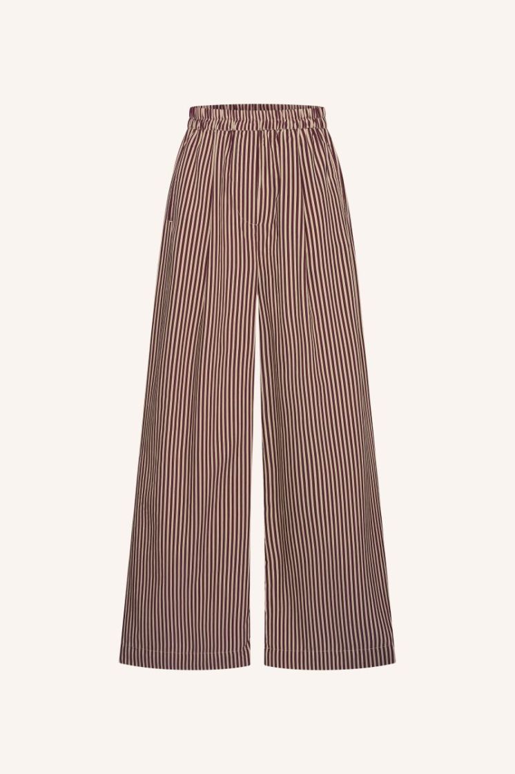 STRIPE 1340  BURGUNDY 