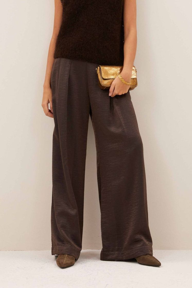 WIDE LEG 725 DEEP BROWN
