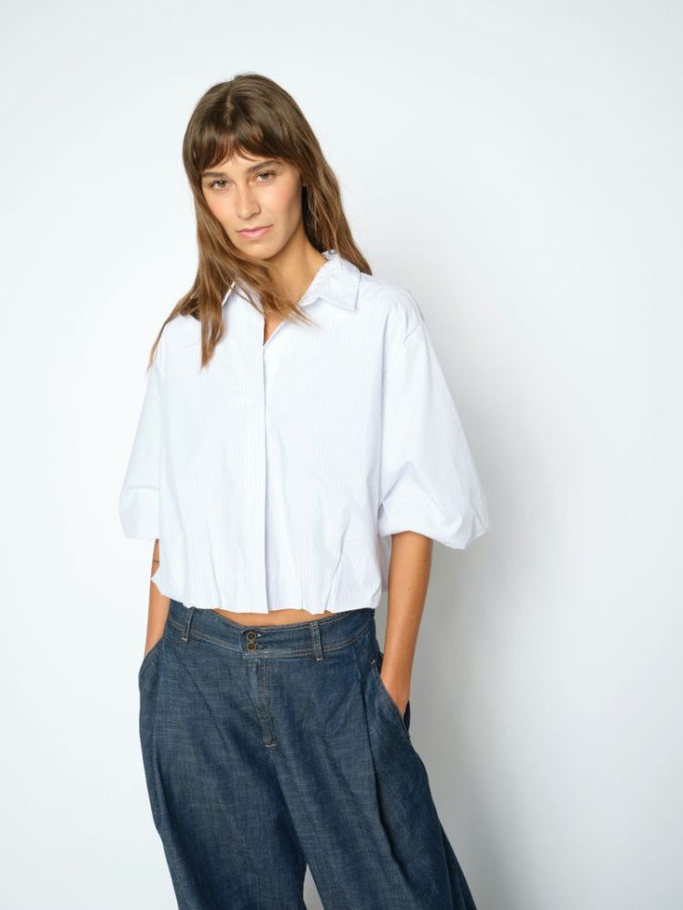 PINSTRIPE POFMOUW 109 BRIGHT WHIT