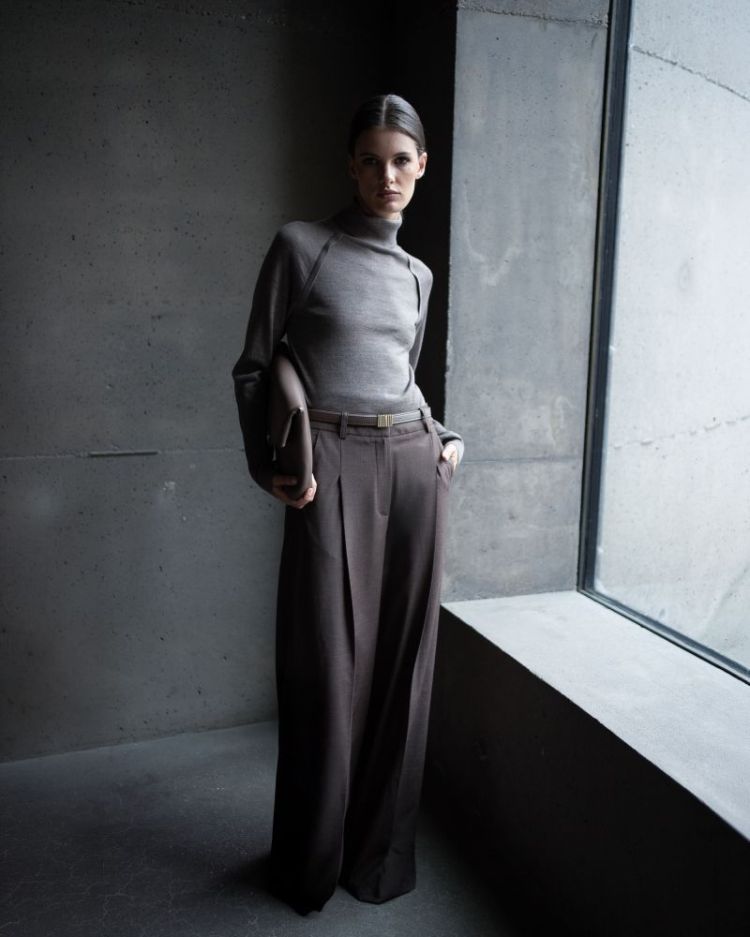 COOLWOOL WIDE LEG VISON   