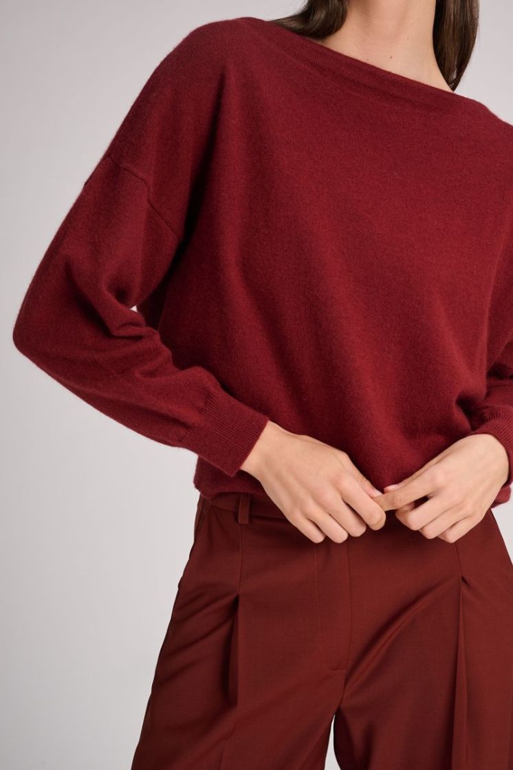 COOLWOOL WIDE LEG RUST