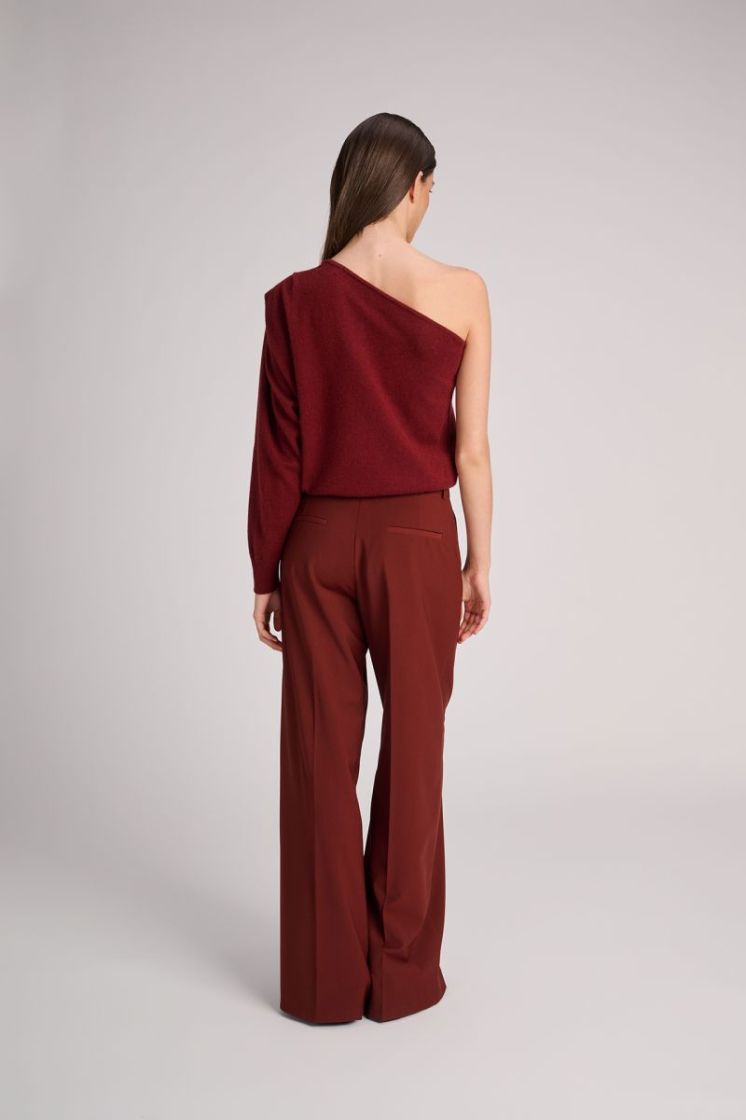 COOLWOOL WIDE LEG RUST