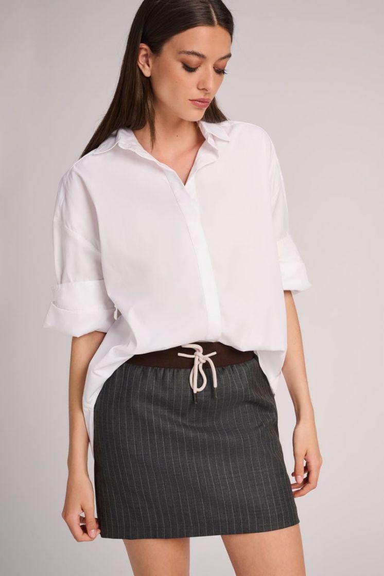 PINSTRIPE DARK GREY