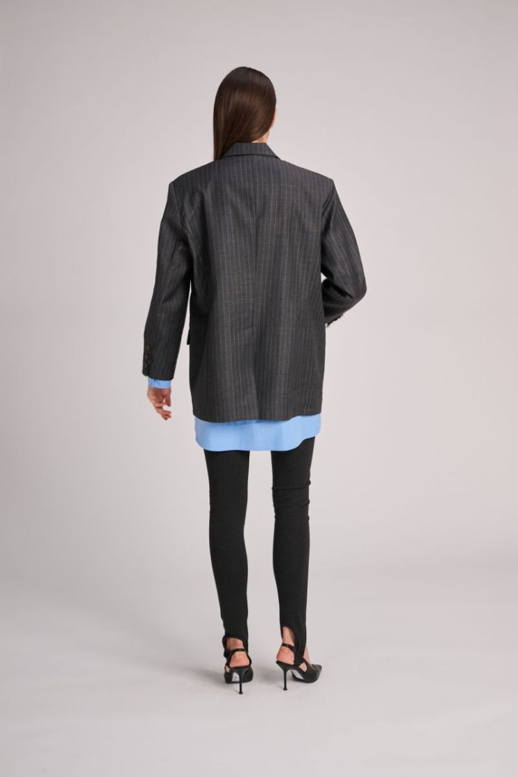 PINSTRIPE DARK GREY