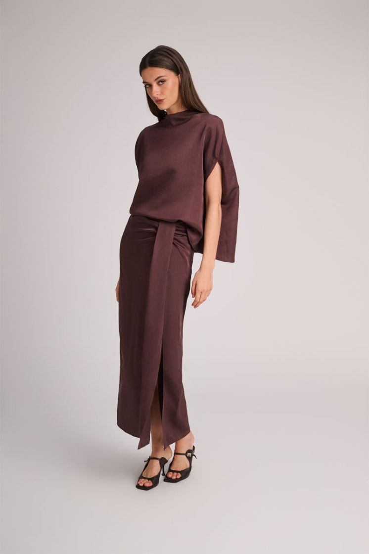 HAMMERED TWILL GRAPE