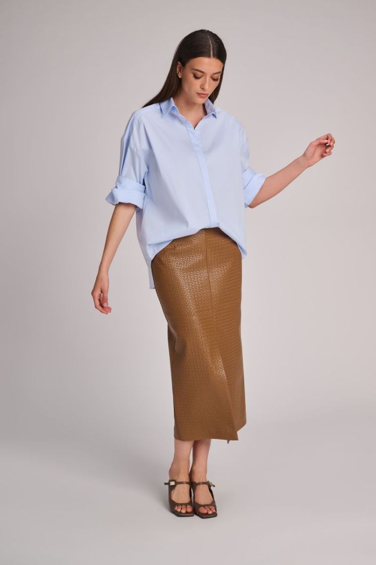 POPLIN UNI SKY BLUE