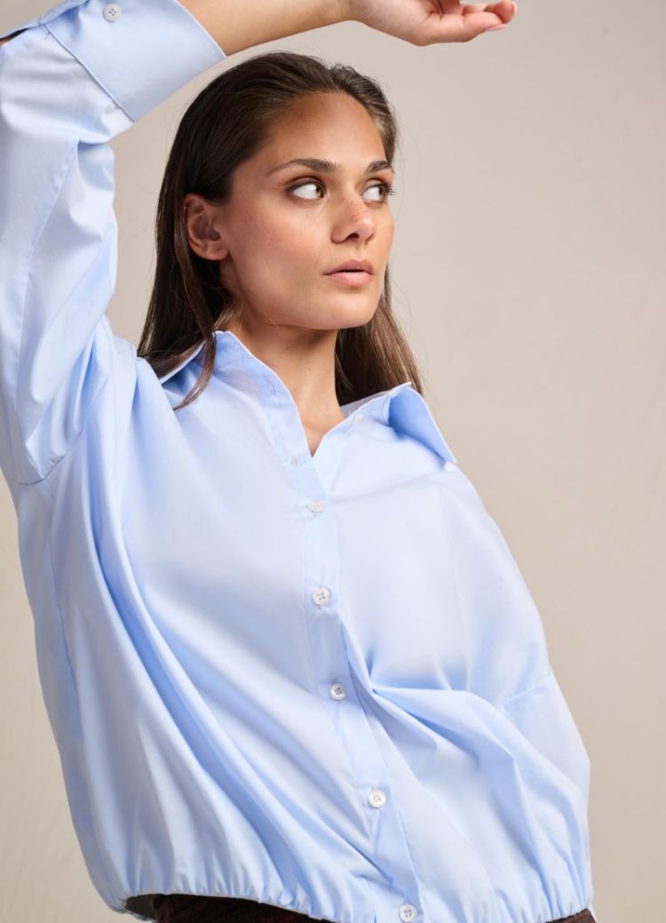POPLIN SHIRT SKY