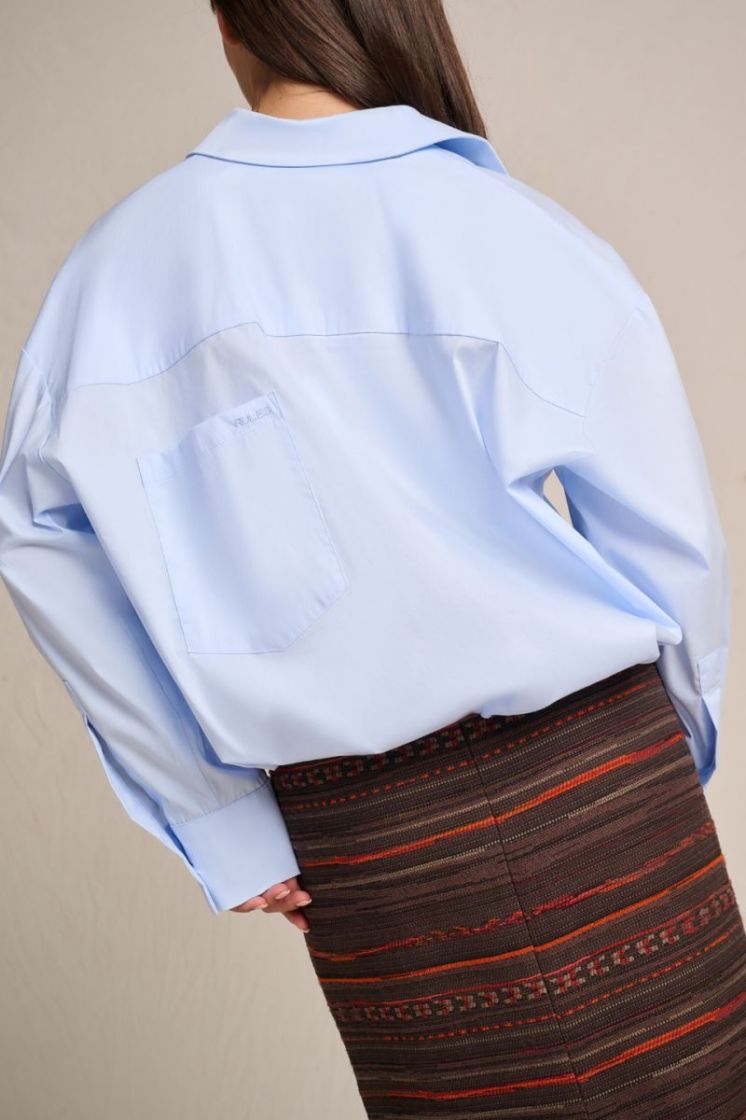 POPLIN SHIRT SKY