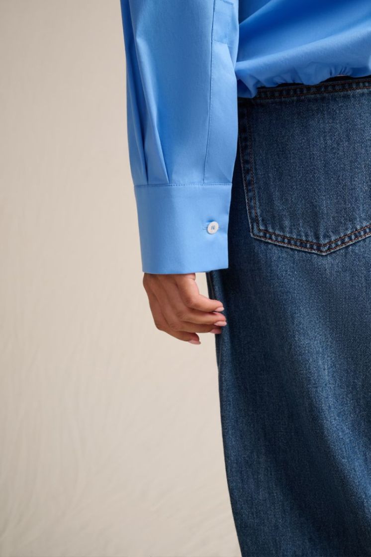 POPLIN SHIRT BLUE