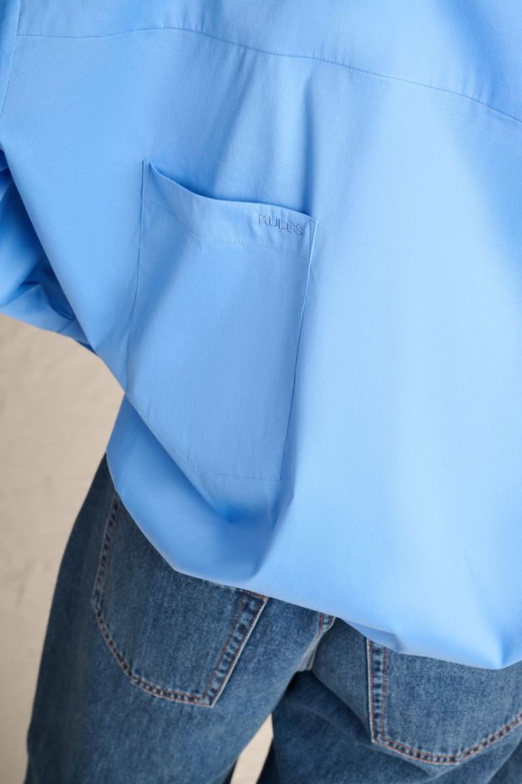 POPLIN SHIRT BLUE