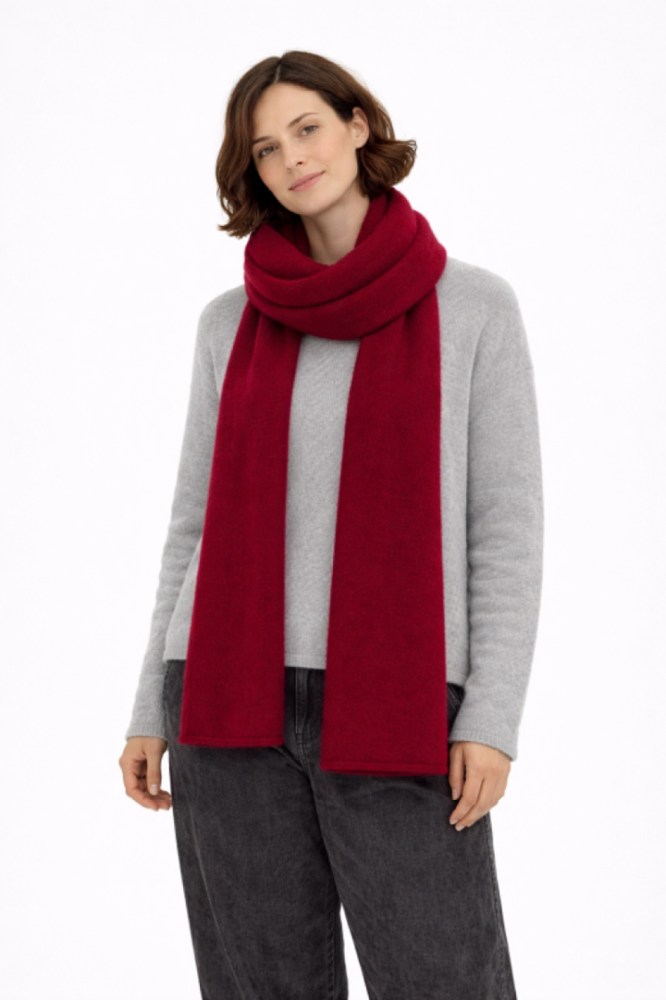 ALPACA WOOL 28 DARK RED