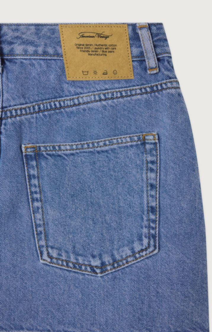 MINISKIRT DENIM PINKBLUE