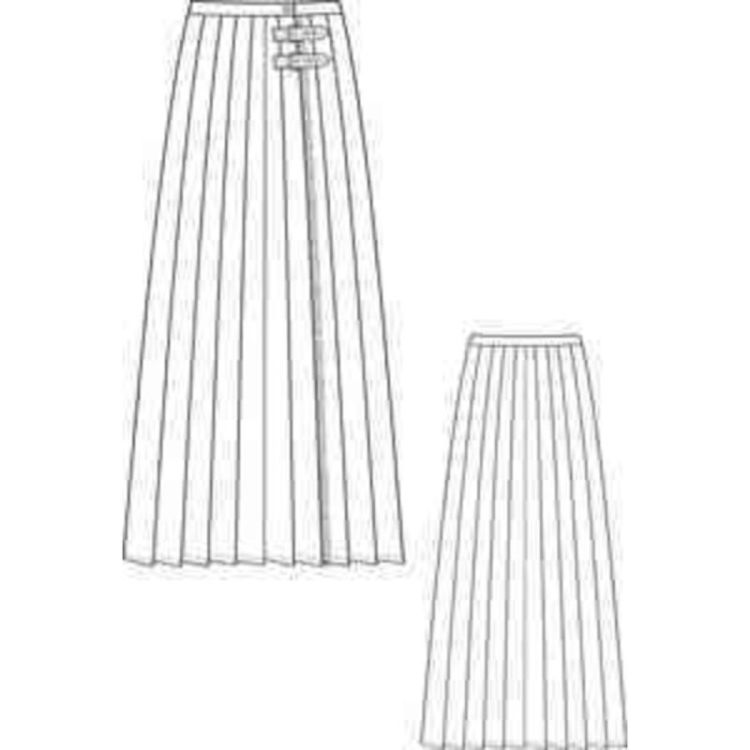 CHECK TARTAN MIDI SKIRT 001 GRIS