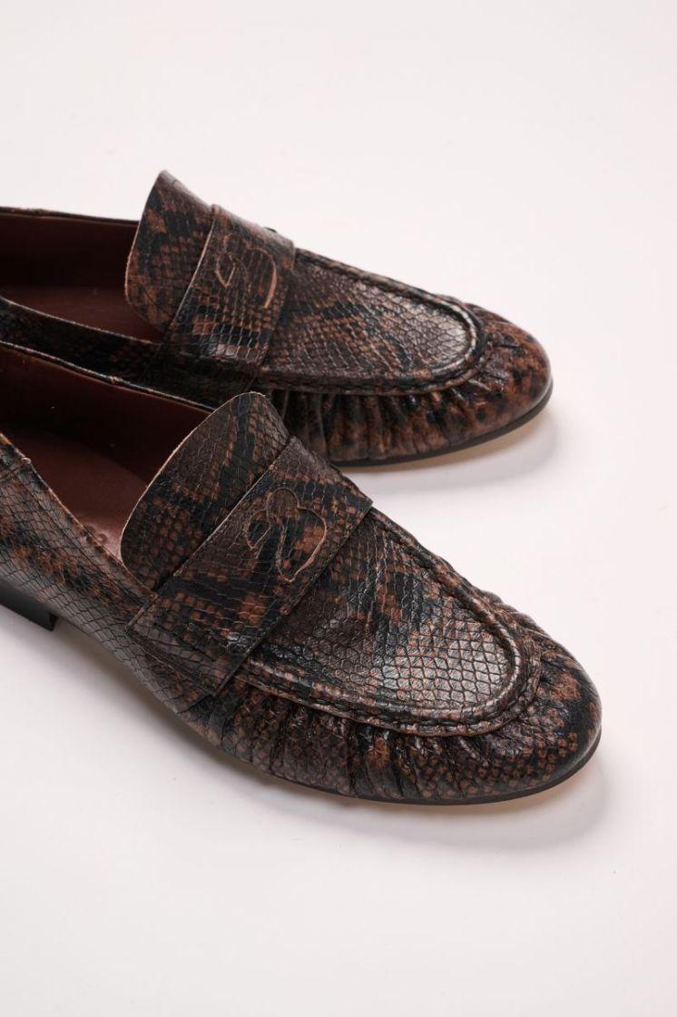 MOCASSIN PYTHON CHOCOLAT PYTHON