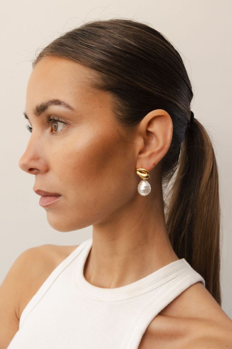 LEA PEARL EARRINGS PEARL
