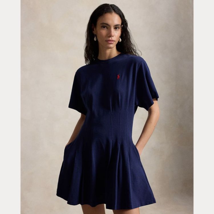 SHORT SWEATER DRESS NEWPORT NAVY