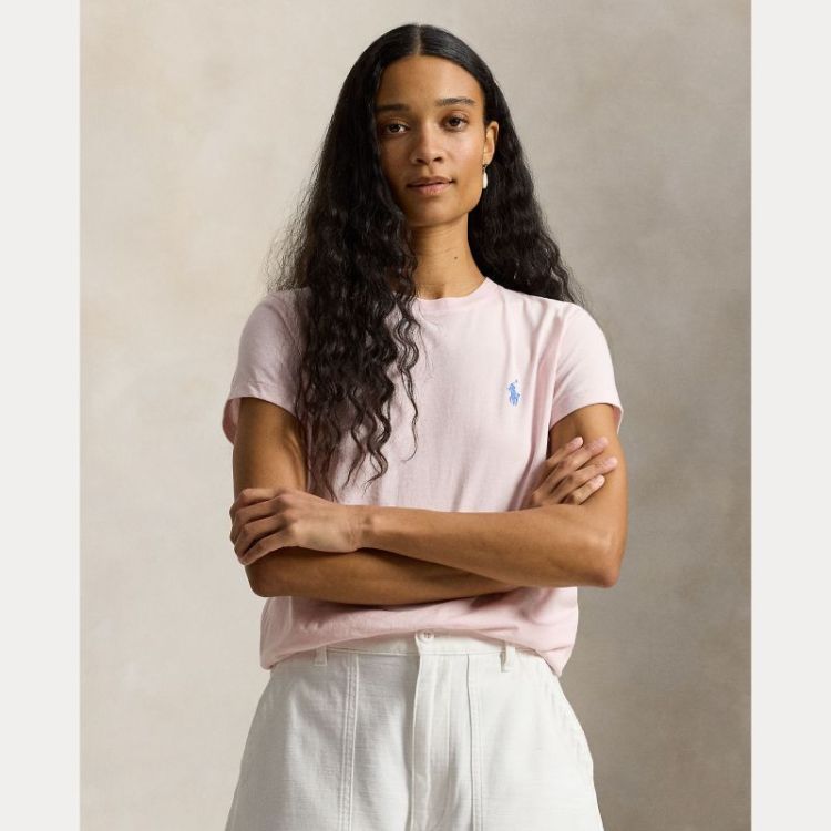 CLASSIC FIT COTON JERSEY TS REBUY PINK