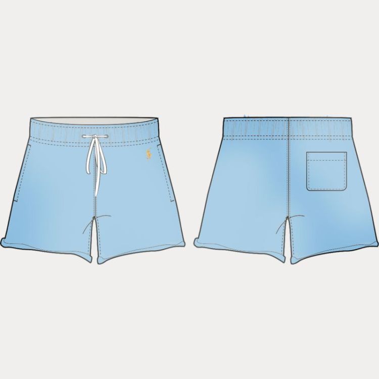 LTWEIGHT FLEECE SHORT BABY BLUE
