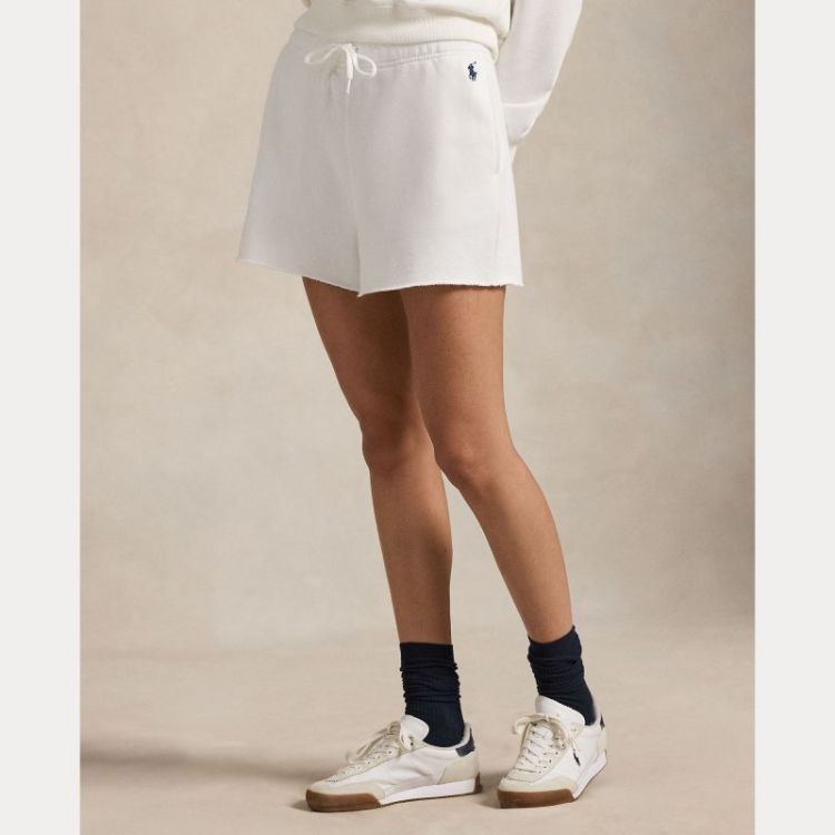 LTWEIGHT FLEECE SHORT WHITE