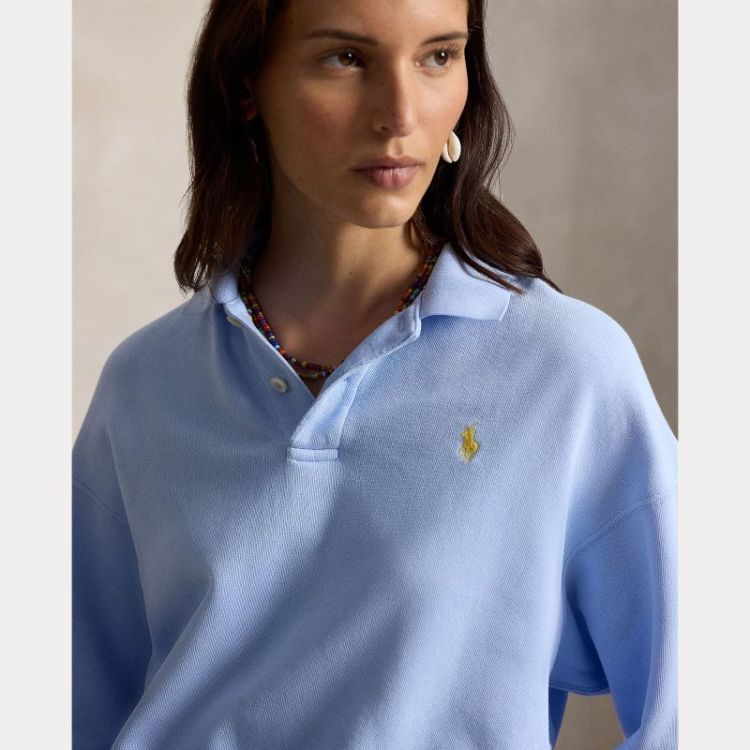 LIGHTWEIGHT FLEECE LONG-SLEEVE BABY BLUE