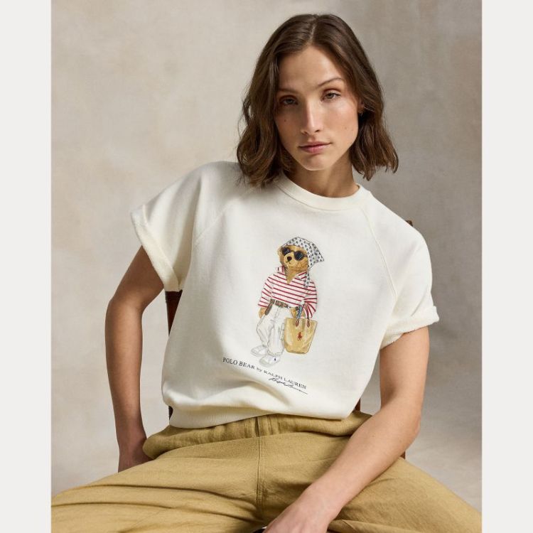 POLO BEAR FLEECE SHORT-SLEEVE  WARM WHITE
