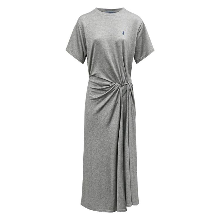 KNIT TSHIRT DRESS GREY HEATHER AS