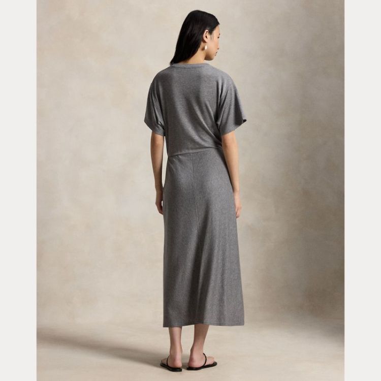 KNIT TSHIRT DRESS GREY HEATHER AS